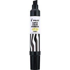Super Color Jumbo Refillable Permanent Markers Black Ink 12-Pack 2mm_and_above