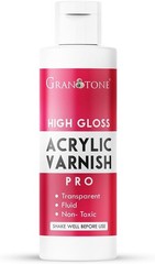 Professional Quality High Gloss Acrylic Varnish 3.38 fl oz – Durable & Safe