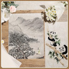 EXQUISITE HANDMADE RICE PAPER- GENUINE MULBERRY-DECOUPAGE/WRITE ART/CRAFT/DRAW