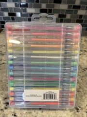 Studio C 30 Pack – Water Based Gel Pens – 12 Glitter 9 Pastel 6 Neon 3 Classic