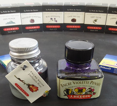Mega Calligraphy Exotic Scented Ink Bundle-13 Pots & 4Cartridge Packs in VTG Box