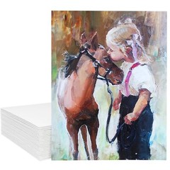 FIXSMITH Canvas Boards for Painting 11×14 Inch, Super Value 24 Pack Paint Can…