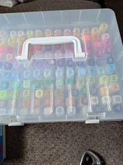 kingart 424-120 Double-Ended Alcohol Ink Art Markers 120 COLORS Vivid Assortment