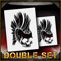 Skull 32b Airbrush Stencil Template Airsick