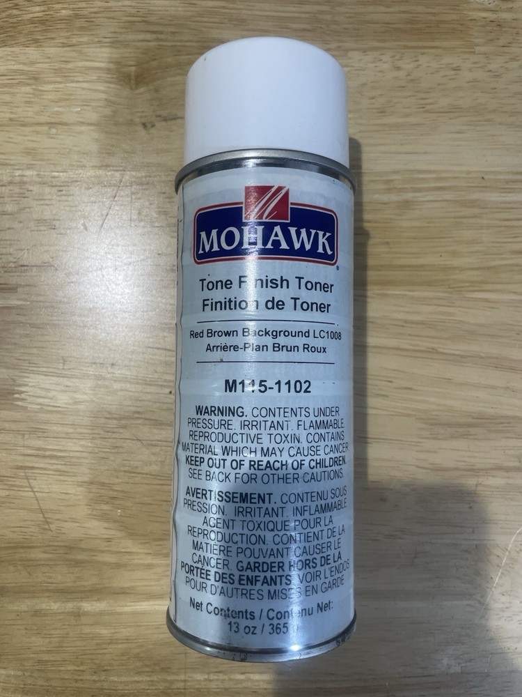 M115-1102 – Mohawk Tone Finish Toner Red Brown Background – 6 pack,