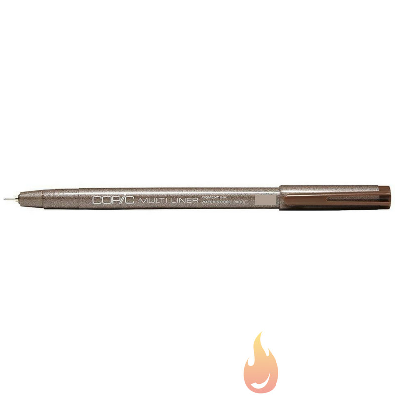 Copic Multiliner BROWN Color Individual Disposable pen type SELECT NIB SIZE