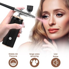 Rhinowisdom Cordless Airbrush Kit w/ Compressor Rechargeable Portable Gun