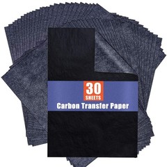 Carbon Paper for Tracing Graphite Transfer-Paper – PSLER 30 Pcs Black Graphite