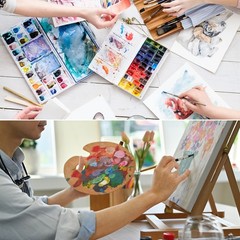 120 Sheet 4″x4″ Watercolor Paper Bulk Water Color Paper 230g Cold Press Paper