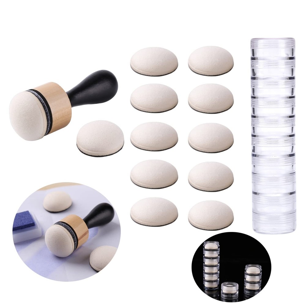 Mini Ink Blending Tool,with Foams Refill Foam Tool for Foams Scrapbooking Pai…