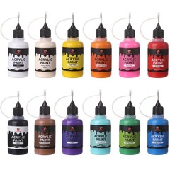 1oz Matte Acrylic Paint Set with Precision Applicator Cap for Car Freshie Pai…