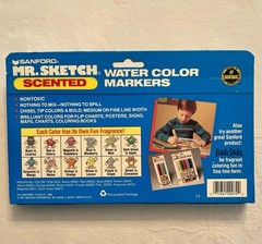 Sanford Mr. Sketch Scented Water Color Markers Set of 12 Nontoxic 1991 Sealed