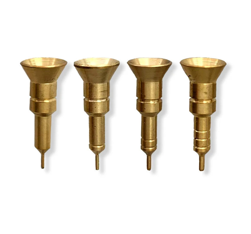 4 Brass Wax Pen Replacement Tips for Electric Wax Pen Writing Wax Tips:XF,F,M,H