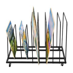 Art Drying Rack with Wheels – Durable, Spacious, Modern Design for Artists