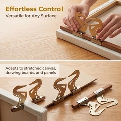 Mahlstick Hand Support Bridge, Adjustable Rest for Detail Painting & Sketching
