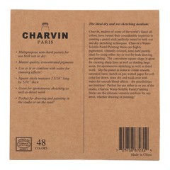 Artist Colored Chalk Pastels (Set of 48) – Water Soluble, Assorted Pastel Col…
