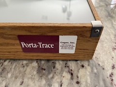 Porta-trace Solid Oak Base 16 X 18 Gagne Light box