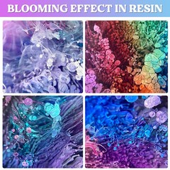 48pcs Concentrated Alcohol Ink Set, Vibrant Colors Alcohol-Based Resin Ink fo…