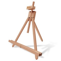 Miratuso Painting Easel, Folding Wooden Tabletop Easel Stand Holds Highest to…