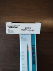 SANFORD PRISMACOLOR 375 SERIES TURQUOISE 6H (2273) DRAWING PENCIL 1 DOZEN