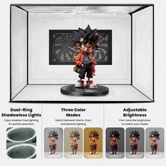 Airbrush Spray Booth with Dual Exhaust Fans,Portable Airbrush Paint Booth for Ai