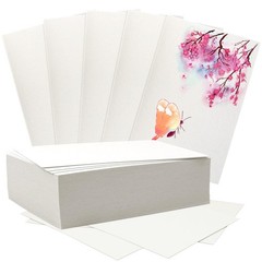 120 Sheets 5×7 Watercolor Paper 140lb 300GSM Cold Press White Cards Bulk Pack XL