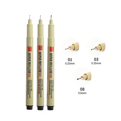 1set Manga Art Marker Needle Pen Sketch Hook Line Drawing Pens – NEW