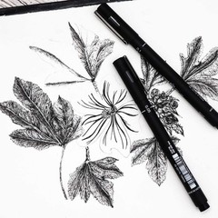 Uni Ball Pin Drawing Pens Fineliner 0.05mm Black Ink Pack of 3 Ultra Fine