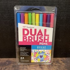 Tombow Dual Brush Pen Bright Palette Set – 10 Pack (56185)