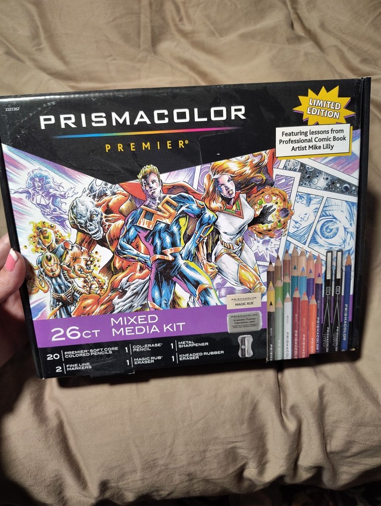 Prismacolor Premier 26ct Mixed Media KitLimited Edition Mike Lilly New