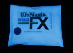 Glow in the Dark BLUE Pigment Powder 1oz, Daytime Invisible, Resin Coating, Art