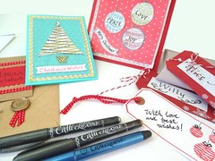 Manuscript Pen MC170-CHR Manuscript Christmas Creations Card Set