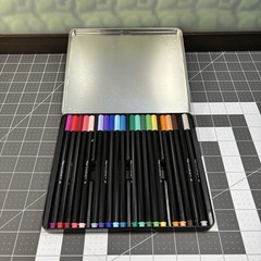 Mead Academie Water Soluble 20-Marker Set in Tin Fine Assorted Colors ACCO 2013