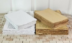 25 pack A4 A5 Antique Vintage Handmade Deckle Edge Paper Custom Stationery