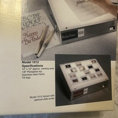 Light Box, Gagne Porta-Trace Model 1012-1 Tracing, Patterns 12 x 9.75 x 3 NEW!
