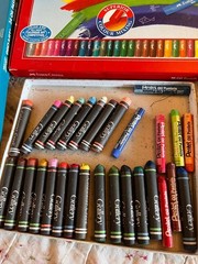 Oil Pastels 4 Sets Faber Castell Cray-Pas Sakura Gallery Pro-Art Used