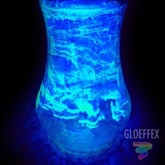 Invisible Blue UV Reactive Water Dye Intense Glow with Blacklight!!