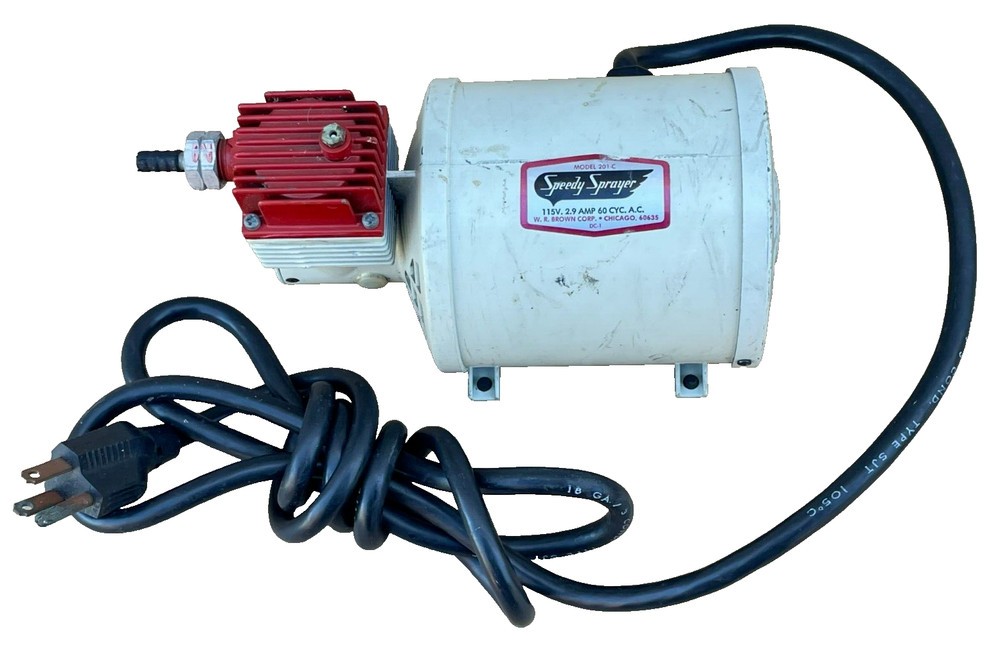 Speedy Sprayer Model 201-C – 115V 2.9Amp 60 CYC A.C.