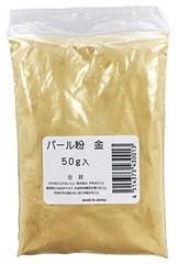 Kissho Powder Paint for Japanese Painting Pearl Powder Gold 50g JAPAN IMPORT