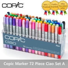 Copic Marker 72 Piece Ciao Set A Twin Tipped – Artist Markers Anime Comic Manga