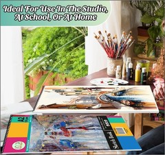 A2 Sketch Pad Cartridge Paper Book White Drawing Sketching 150gsm 25 Sheets UK