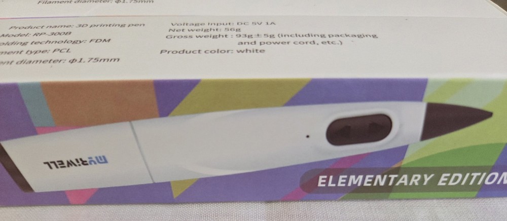 MYRIWELL ELEMENTARY EDITION CRAFT PEN Bundle With 3 Filaments NIB