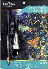 Brea Reese SUMMER NIGHTS Scratch Art Paper Pad 6″ x 8″ NEW