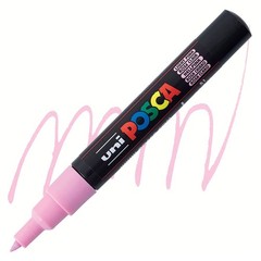 Posca Markers, Paint Marker, Light Pink Paint, 1M Extra Fine Tip Opaque, Acrylic