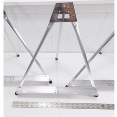 Aluminum Tabletop Easel Folding Tripod Display Stand Silver 17.5 Inch – 1 ONLY
