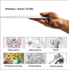 A4 LED Light Board for Rhinestone Painting USB Powered Light Pad for Drawing