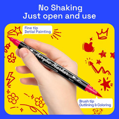 80 Acrylic Paint Markers Set (75 Colors + 5 Pro-Essentials): Ultra-Opaque, Fine