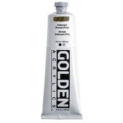 Heavy Body Acrylics Iridescent Bronze Fine 5 Fl Oz Tube Professional Paint