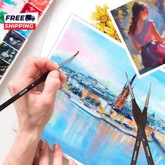 5PC Miniature Paint Brush for Fine Detailing Detail Paint Brushes Small Painting
