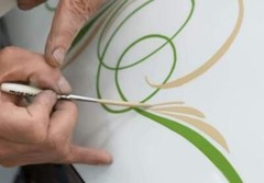 “Real Hair” PREMIUM # 3 PROFESSIONAL Scrolling Pinstriping Brush – “Now Public”
